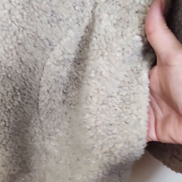 Woolrich Cream Sherpa Pullover Size Small Steamboat Embroidered Unisex S - Picture 6 of 8